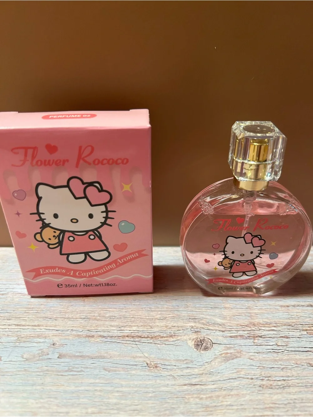 Hello Kitty Fragrance And Crystal Glow Shimmer Mist